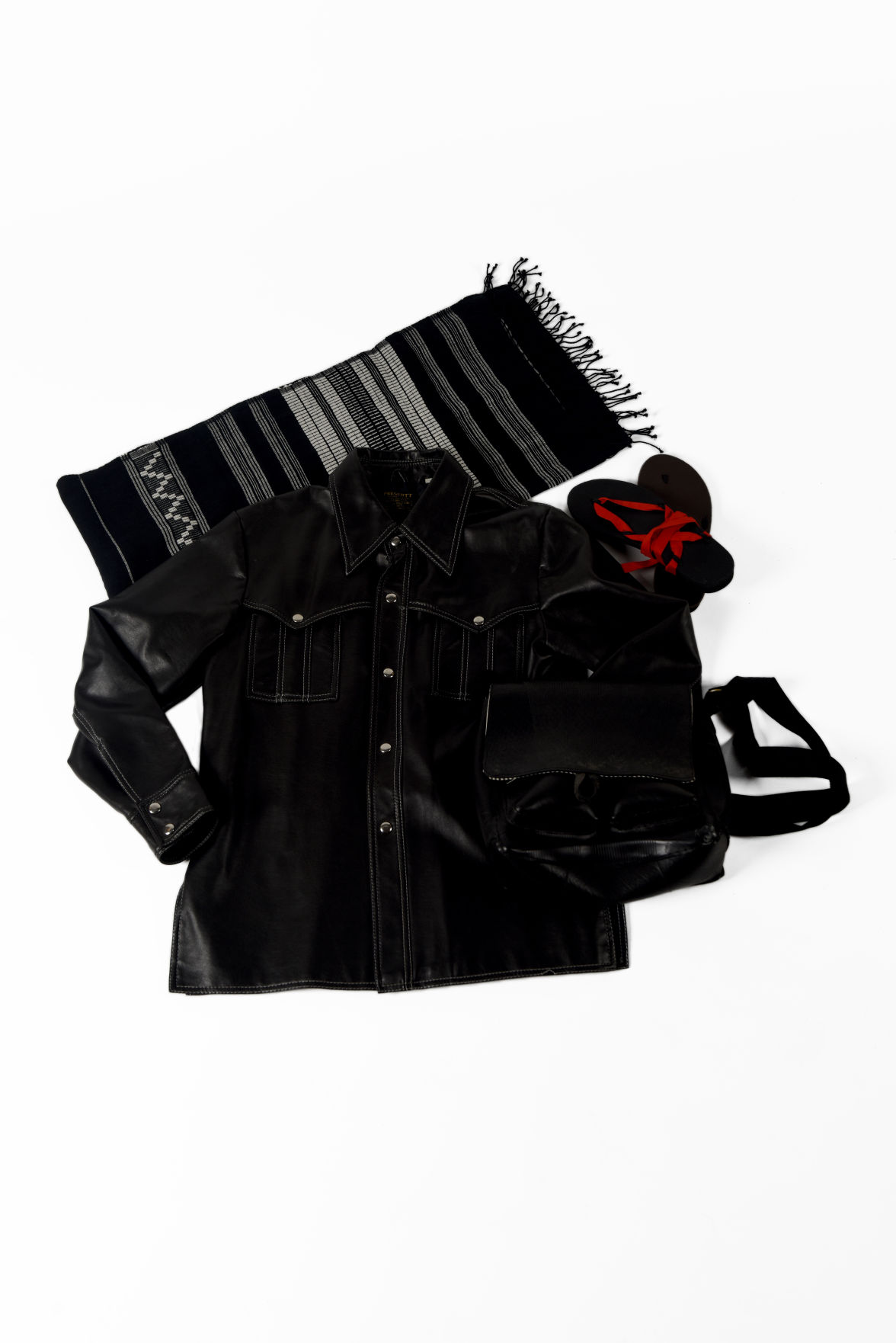 ethical fashion jacket and scarf